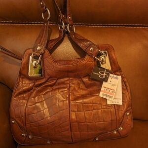 B. Makowsky Leather Bag